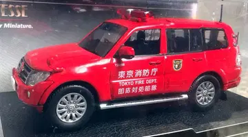 비테스 1/43 미쓰비시 파제로 도쿄 소방청 완성품 미니카 29329