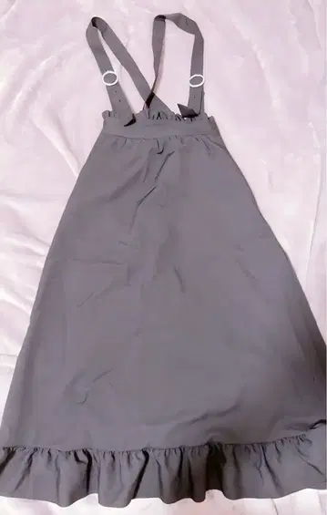 DearMyLove 서스펜더 부착 롱 스커트