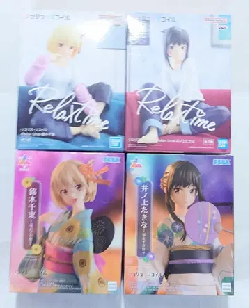 리코리스 피규어 4개 세트