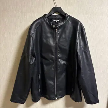 Nylaus 라이더 자켓 네이비 인조 가죽 5L