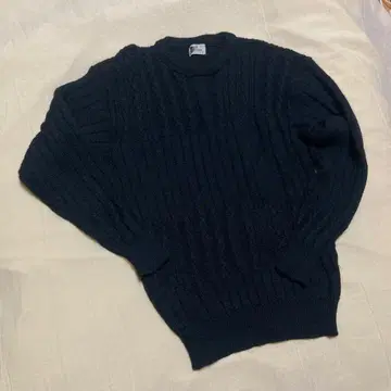 신 호소카와 잇츠 어 파슈 알파카 니트 블랙