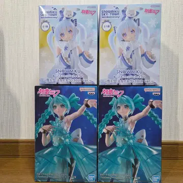 하츠네 미쿠 10th Anniversary 외 피규어 4체 세트