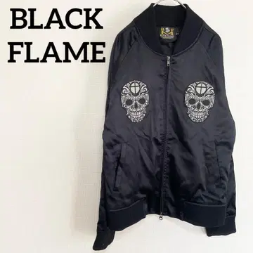 BLACK FLAME 블랙프레임 스카잔 스트릿 빈티지 코디