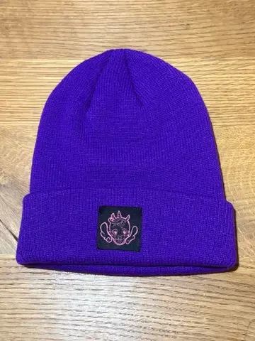 베비타피 보라색 니트 모자