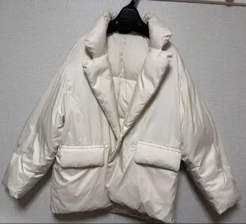 [ 미사용 새상품 ] COMME CA 화이트 다운 자켓
