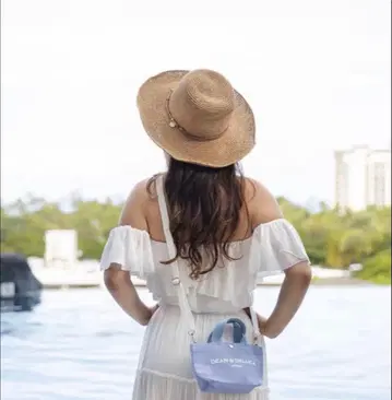 DEAN & DELUCA 숄더백 화이트