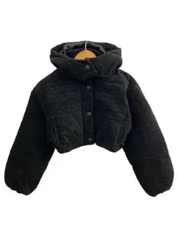 lilLilly 하트 퀼팅 다운 자켓 블랙