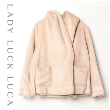 LADY LUCK LUCA 양가죽풍 인조 모피 무스탕 코트