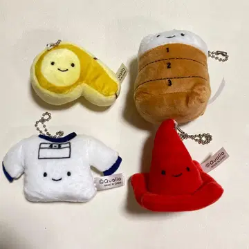 4개 세트 학교 봉제 인형 가챠