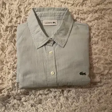 LACOSTE 긴팔 셔츠 라이트 블루 34