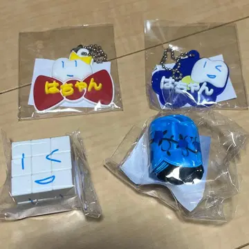 ado 가챠가챠 하쨩 루빅스 큐브 은색 테이프 세트