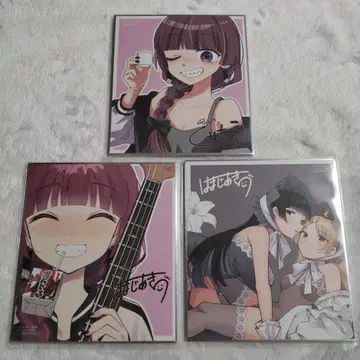 봇치 더 록 메론북스 페어 특전 미니 색지 3종 세트