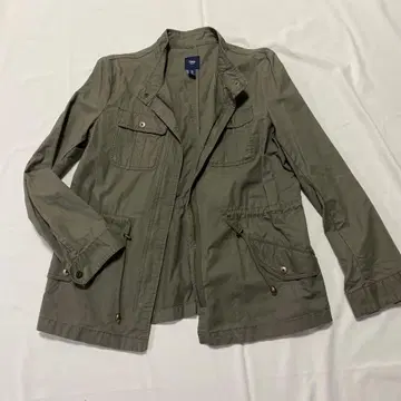 GAP 올리브 그린 밀리터리 자켓