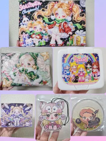 [ 6개 세트 ] 스컬 팬더 드라 캐릭터 굿즈