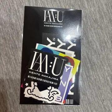 나카지마 켄토 팬클럽 한정판 스티커 IAM:U 한정 굿즈