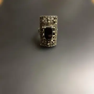 실버 925 반지 오닉스 마카사이트