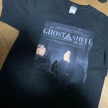 공각기동대 고스트 인 더 쉘 T셔츠 코스파 구제 빈티지 영화
