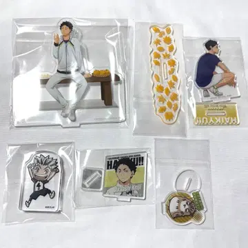 하이큐!! 보쿠토 코타로 아카아시 케이지 세트 아크릴 스탠드 블록