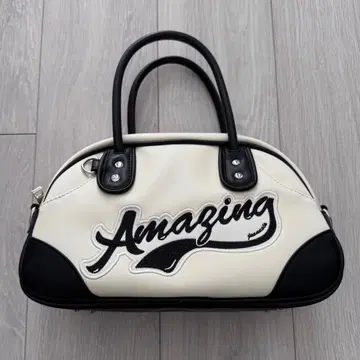 JEANASIS 지나시스 미니 로고 볼링 BAG 화이트