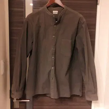 steven alan 그레이지 카키 이중 염색 컬러 긴팔 셔츠 L 일본제