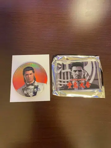 용과 같이 관혼상제전 도지마 다이고 캔뱃지 아크릴 블록