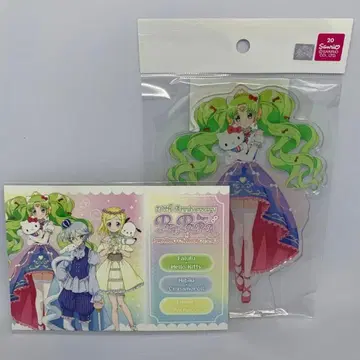 프리파라 파루루 산리오 헬로키티 아크릴 스탠드 특전 엽서