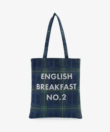 재입고 [ 새상품 ] 타탄 체크 패턴 자카드 토트백 그린