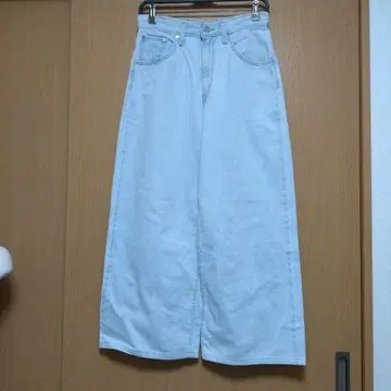 Levi's 와이드 레그 데님 블루 하이웨스트 W27