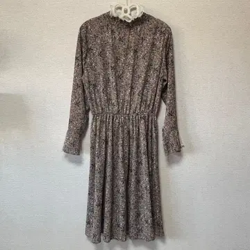 꽃무늬 긴팔 티셔츠 원피스