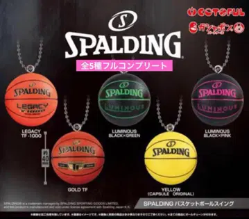 SPALDING 농구 스윙 가챠 전 5종 풀 컴플리트 세트