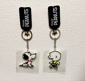 스누피 찰리 빈티지 다이컷 키링