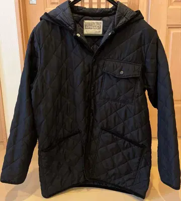 [ 기간 한정 ] Glen Falls 블랙 퀼팅 자켓 36