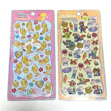 트위티 주토피아 푸치 드롭 스티커 2개 세트