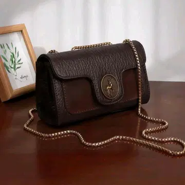 다크 브라운 숄더백 캐주얼 앤티크 빈티지 사슴