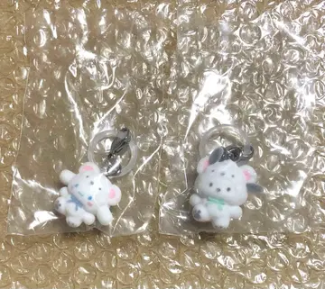 산리오 메지루시 액세서리 후와후와 스노우 시나몬 포차코 2개 세트