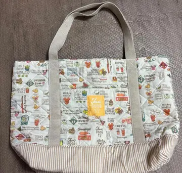 [ 새상품급 ] 디즈니 리조트 파크 후드 패턴 토트백