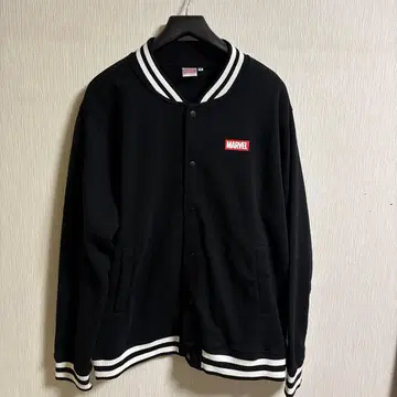 MARVEL / 블랙 / 바시티 자켓 / LL