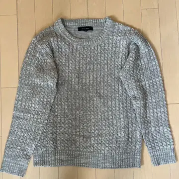 [ 기간 한정 ] BIGLIDUE 그레이 케이블 니트 M 사이즈