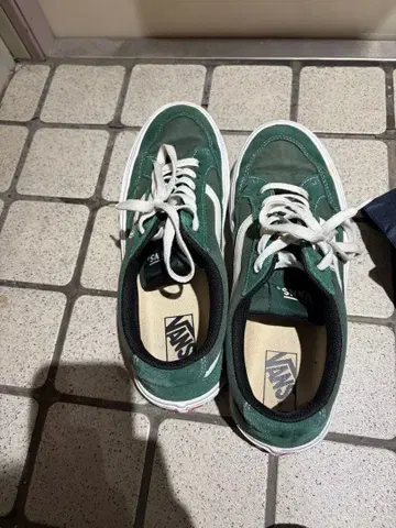 반스 그린 올드스쿨 스니커즈