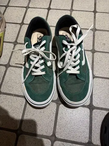 반스 그린 올드스쿨 스니커즈