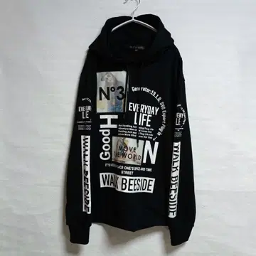 in the attic 인 후드티 시트 포함 블랙 LL