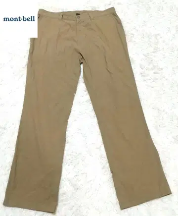 몽벨 베이지 스트레이트 팬츠