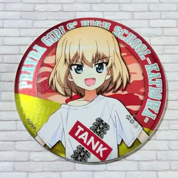 걸즈 앤 판처 크로스 TANK 마그넷 부착 배지 머리띠