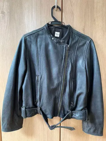 론 헤르만 블랙 가죽 라이더 자켓