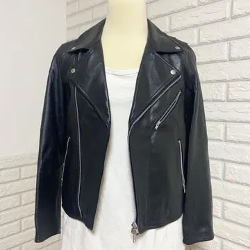 [ 컨디션 최상 ] UNITED ARROWS 라이더 자켓 램 가죽 38