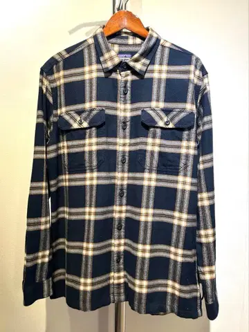 Patagonia 피요르드 플란넬 셔츠 네이비