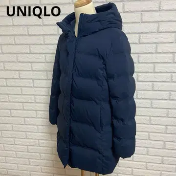 새상품급 [유니클로] 심리스 다운 네이비 L 사이즈