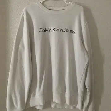 Calvin Klein Jeans 화이트 트레이닝복