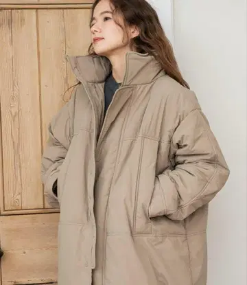 niko and - allied 콜라보 몬스터 블루종 코트 베이지 M