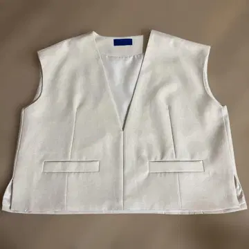 miele grande 와이드 풀오버 베스트 아이보리